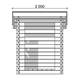JÄTEKATOS J1 1,4 m2 1000x1700mm Kevythirsi 42x145